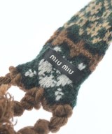 Miu Miu（ミュウミュウ）バンダナ・スカーフ 緑 サイズ:TU レディース/2200648334057