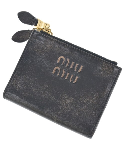 Miu Miu(ミュウミュウ)財布・コインケース 茶 サイズ:-/2200640603021