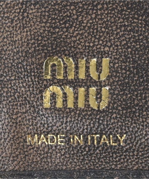 Miu Miu（ミュウミュウ）財布・コインケース 茶 サイズ:- レディース/2200640603021