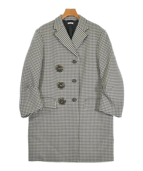 Miu Miu(ミュウミュウ)ステンカラーコート 白 サイズ:38(S位)/2200649550012