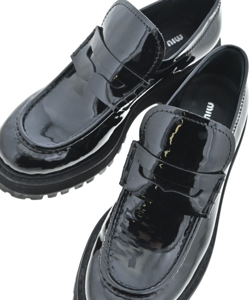 Miu Miu（ミュウミュウ）ドレスシューズ/ローファー 黒 サイズ:EU38(24.5cm位) レディース/2200634815157