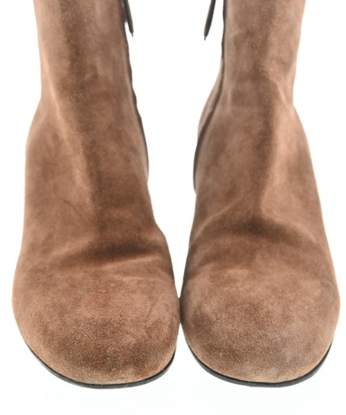 Miu Miu（ミュウミュウ）ブーティ 茶 サイズ:EU35 1/2(22cm位) レディース/2200641890031