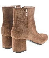 Miu Miu（ミュウミュウ）ブーティ 茶 サイズ:EU35 1/2(22cm位) レディース/2200641890031