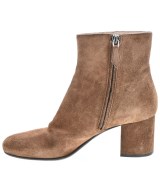 Miu Miu（ミュウミュウ）ブーティ 茶 サイズ:EU35 1/2(22cm位) レディース/2200641890031