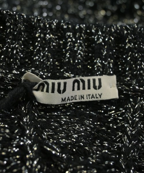 Miu Miu（ミュウミュウ）ニット・セーター 黒 サイズ:38(S位) レディース/2200641685026