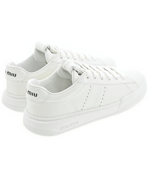 Miu Miu（ミュウミュウ）スニーカー 白 サイズ:EU38(24.5cm位) レディース/2200641177019