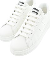 Miu Miu（ミュウミュウ）スニーカー 白 サイズ:EU38(24.5cm位) レディース/2200641177019