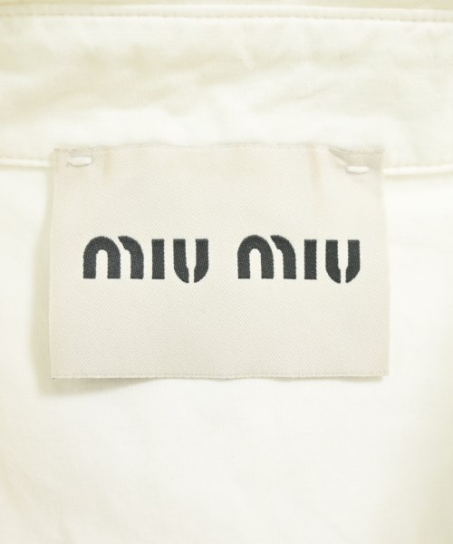 Miu Miu（ミュウミュウ）カジュアルシャツ 白 サイズ:36(XS位) レディース/2200641177033