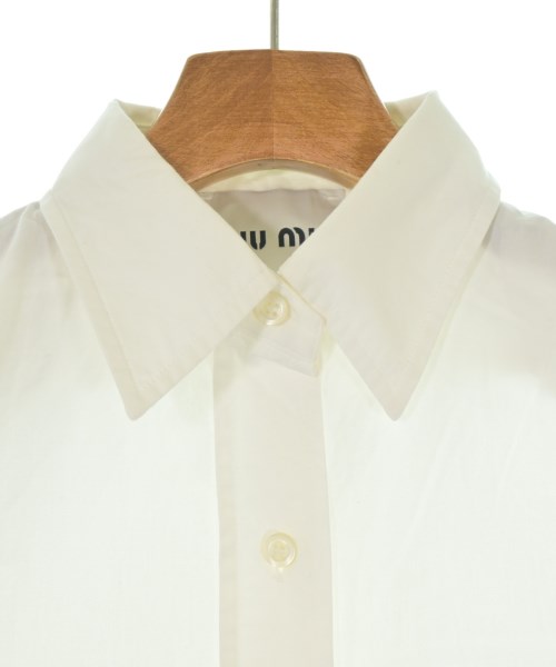 Miu Miu（ミュウミュウ）カジュアルシャツ 白 サイズ:36(XS位) レディース/2200641177033