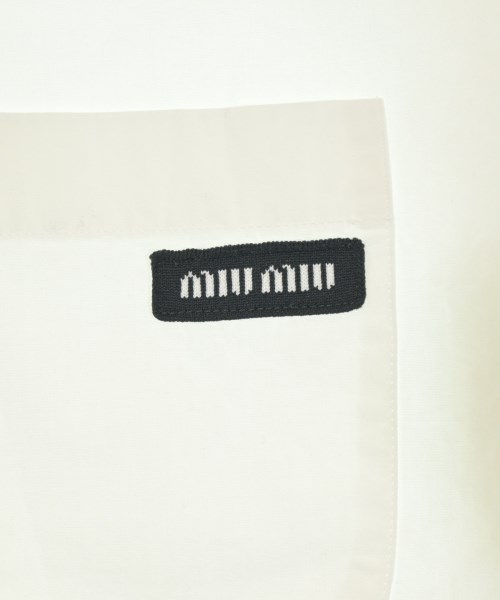 Miu Miu（ミュウミュウ）カジュアルシャツ 白 サイズ:36(XS位) レディース/2200641177033