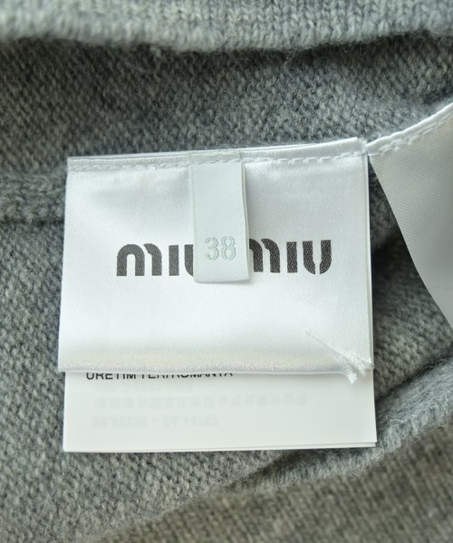 Miu Miu（ミュウミュウ）ニット・セーター グレー サイズ:38(S位) レディース/2200641177040