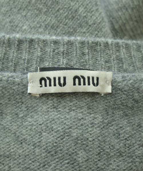 Miu Miu（ミュウミュウ）ニット・セーター グレー サイズ:38(S位) レディース/2200641177057