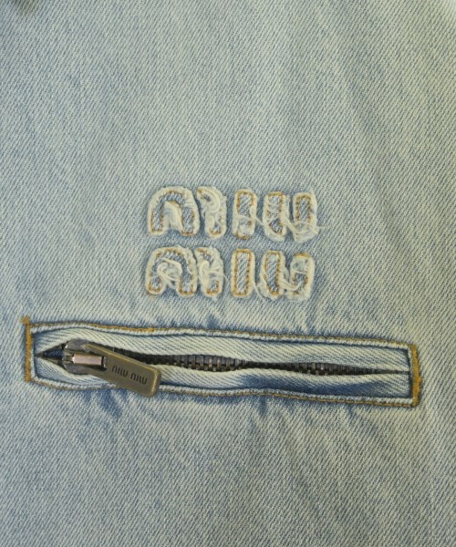 Miu Miu（ミュウミュウ）デニムジャケット 青 サイズ:40(M位) レディース/2200651076012