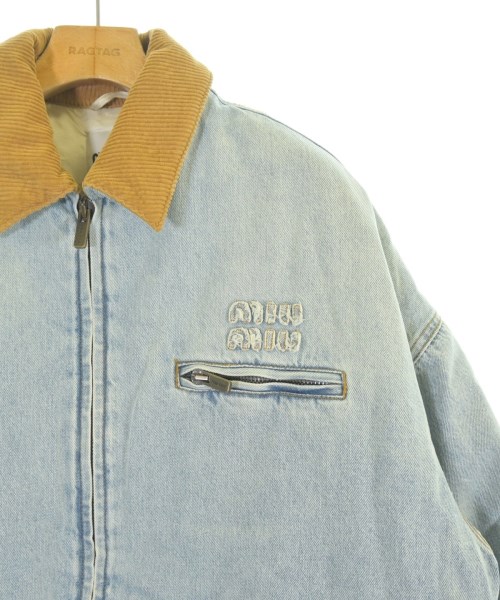 Miu Miu（ミュウミュウ）デニムジャケット 青 サイズ:40(M位) レディース/2200651076012