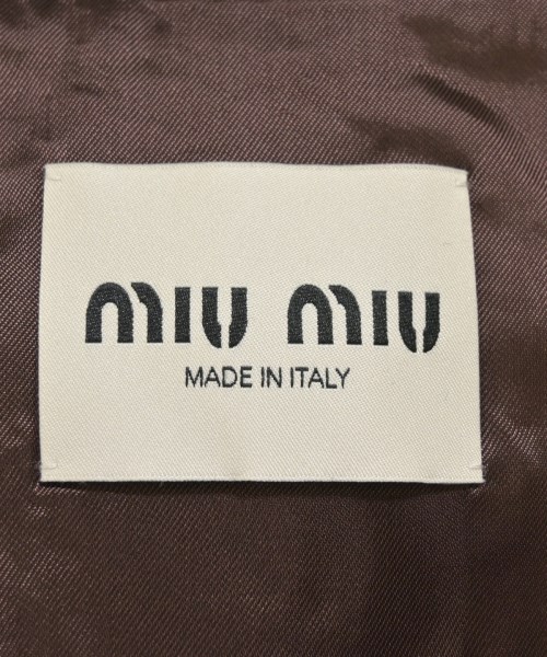 Miu Miu（ミュウミュウ）その他 茶 サイズ:38(S位) レディース/2200651076128