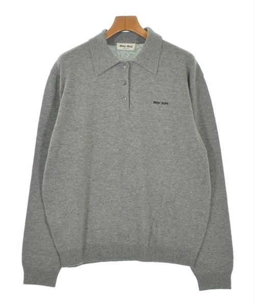 Miu Miu(ミュウミュウ)ニット・セーター グレー サイズ:40(M位)/2200651076210