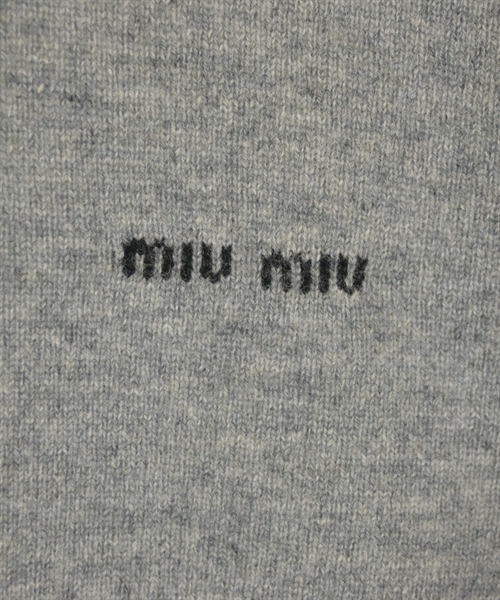 Miu Miu（ミュウミュウ）ニット・セーター グレー サイズ:40(M位) レディース/2200651076210