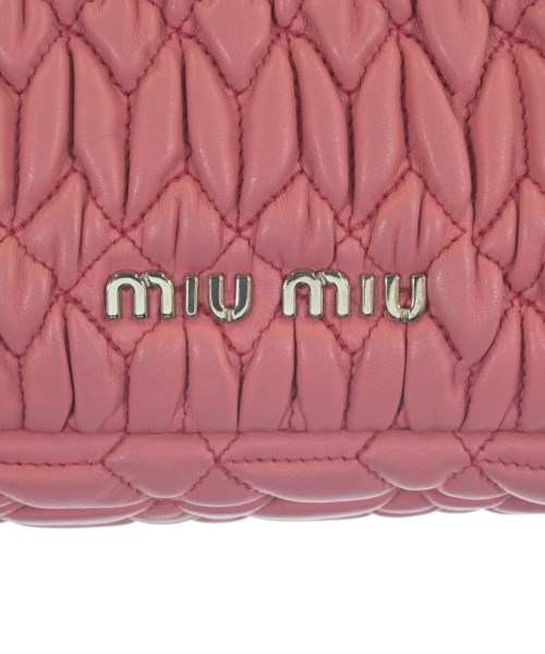 Miu Miu（ミュウミュウ）ショルダーバッグ ピンク サイズ:- レディース/2200651204347