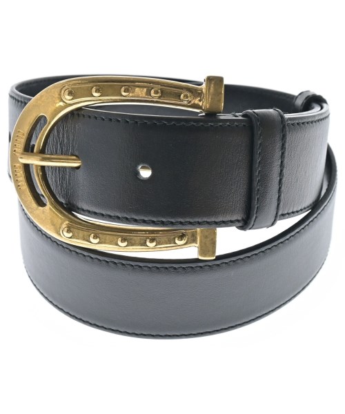 Miu Miu(ミュウミュウ)ベルト 黒 サイズ:-/2200646437064