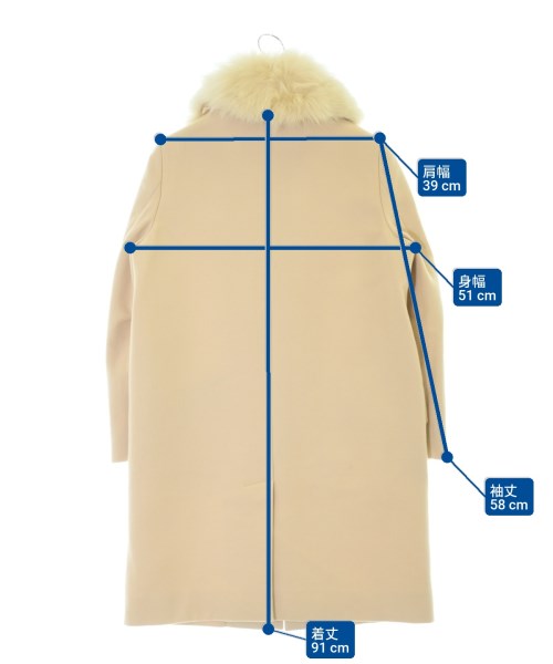 Miu Miu（ミュウミュウ）ステンカラーコート ベージュ サイズ:40(M位) レディース/2200653924021