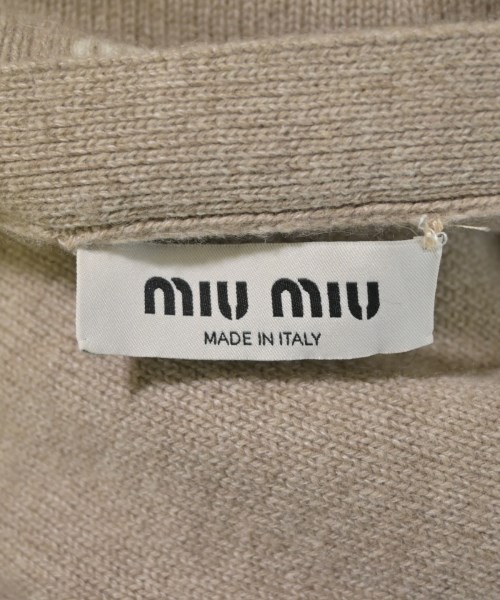 Miu Miu（ミュウミュウ）カーディガン ベージュ サイズ:36(XS位) レディース/2200653631028
