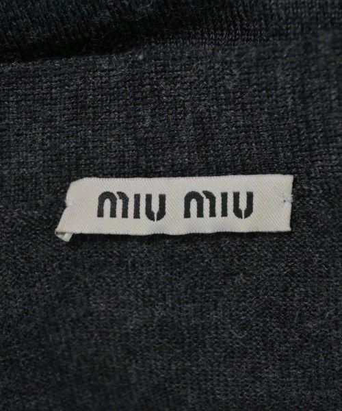 Miu Miu（ミュウミュウ）カーディガン グレー サイズ:38(S位) レディース/2200654090152