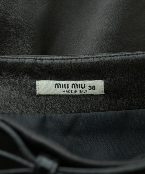 Miu Miu（ミュウミュウ）ミニスカート 茶 サイズ:38(S位) レディース/2200702231131