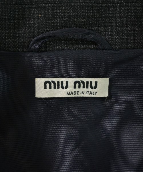 Miu Miu（ミュウミュウ）カジュアルジャケット グレー サイズ:38(S位) レディース/2200702306020