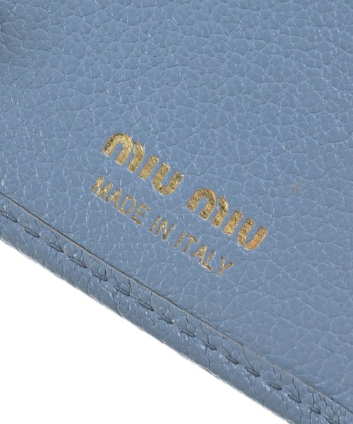 Miu Miu（ミュウミュウ）財布・コインケース 青 サイズ:- レディース/2200697375162