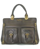 Miu Miu（ミュウミュウ）ハンドバッグ 茶 サイズ:- レディース/2200702572654