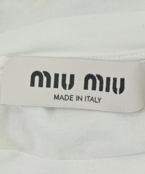 Miu Miu（ミュウミュウ）Tシャツ・カットソー 白 サイズ:XS レディース/2200699871068