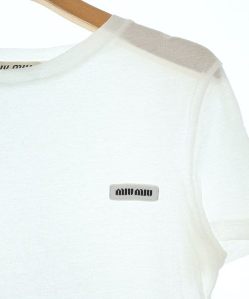Miu Miu（ミュウミュウ）Tシャツ・カットソー 白 サイズ:XS レディース/2200699871068