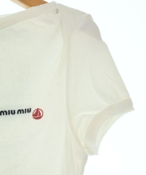 Miu Miu（ミュウミュウ）Tシャツ・カットソー 白 サイズ:M レディース
