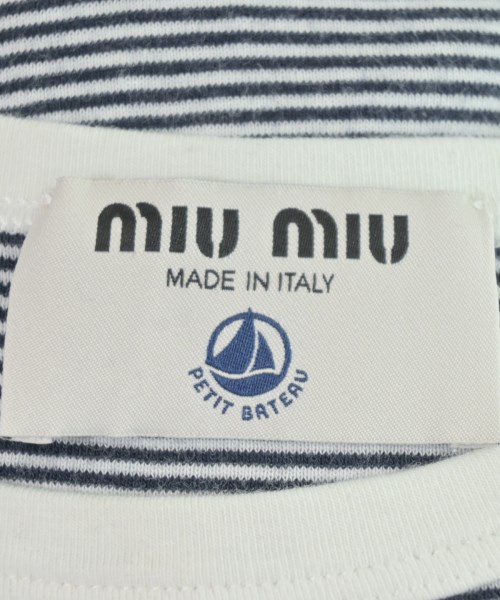 Miu Miu（ミュウミュウ）Tシャツ・カットソー 紺 サイズ:M レディース/2200699871099