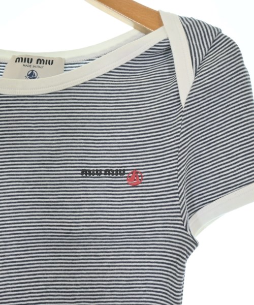 Miu Miu（ミュウミュウ）Tシャツ・カットソー 紺 サイズ:M レディース/2200699871099