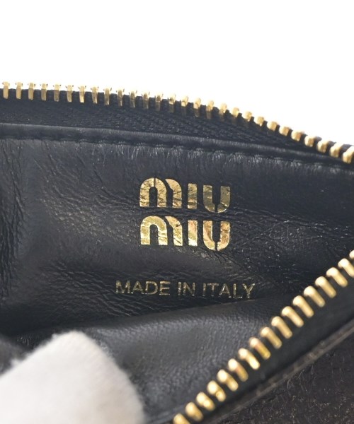 Miu Miu（ミュウミュウ）カードケース 黒 サイズ:- レディース/2200699871600