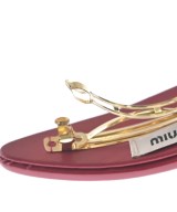 Miu Miu（ミュウミュウ）ヘアアクセサリー 赤 サイズ:TU レディース/2200704926011