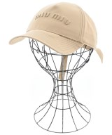 Miu Miu（ミュウミュウ）キャップ ベージュ サイズ:S レディース/2200699774475