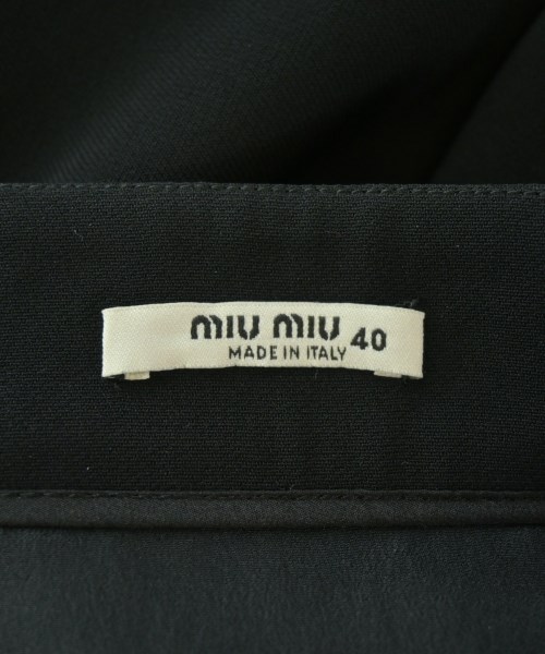 Miu Miu（ミュウミュウ）ひざ丈スカート 黒 サイズ:40(M位) レディース/2200705763035