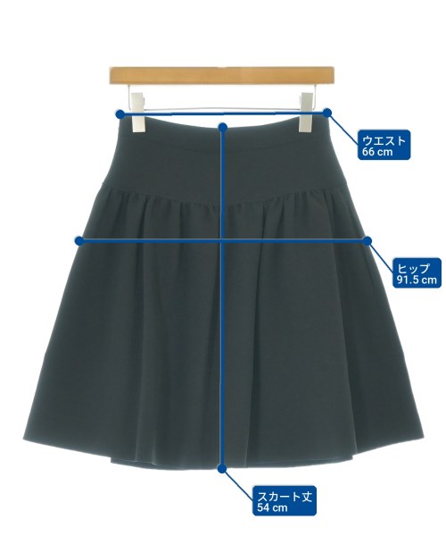 Miu Miu（ミュウミュウ）ひざ丈スカート 黒 サイズ:40(M位) レディース/2200705763035