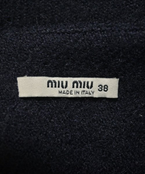 Miu Miu（ミュウミュウ）ひざ丈スカート 紺 サイズ:38(S位) レディース/2200701549022