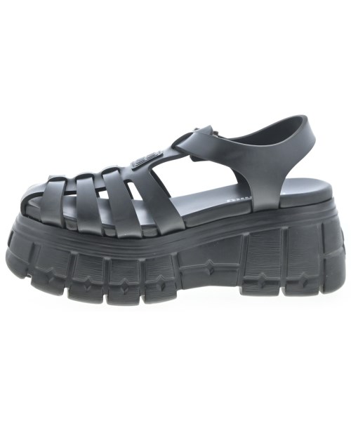 Miu Miu（ミュウミュウ）サンダル 黒 サイズ:EU39(25.5cm位) レディース/2200707378091