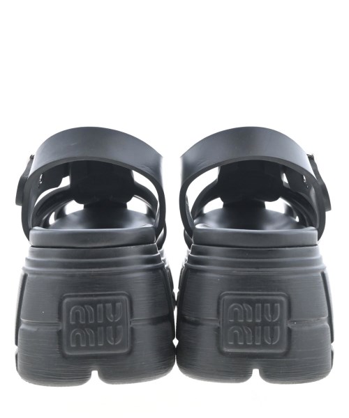 Miu Miu（ミュウミュウ）サンダル 黒 サイズ:EU39(25.5cm位) レディース/2200707378091