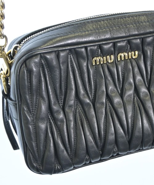 Miu Miu（ミュウミュウ）ショルダーバッグ 黒 サイズ:- レディース/2200707389011