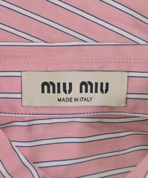 Miu Miu（ミュウミュウ）カジュアルシャツ ピンク サイズ:38(S位) レディース/2200707610115