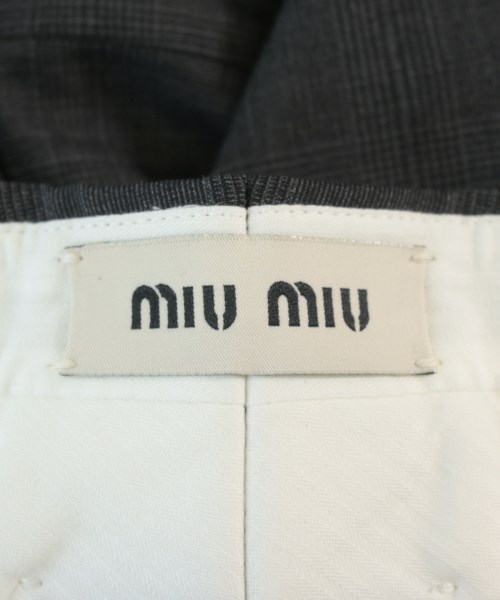 Miu Miu（ミュウミュウ）スラックス グレー サイズ:40(M位) レディース/2200707755076