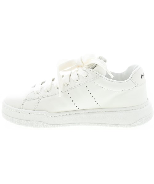 Miu Miu（ミュウミュウ）スニーカー 白 サイズ:EU40(26.5cm位) レディース/2200707755083