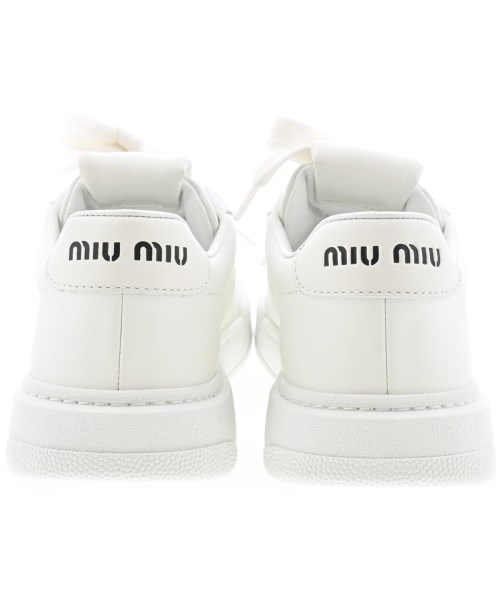 Miu Miu（ミュウミュウ）スニーカー 白 サイズ:EU40(26.5cm位) レディース/2200707755083