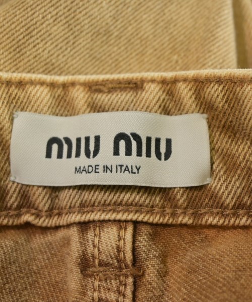 Miu Miu（ミュウミュウ）デニムパンツ 茶 サイズ:36(XS位) レディース/2200708265017