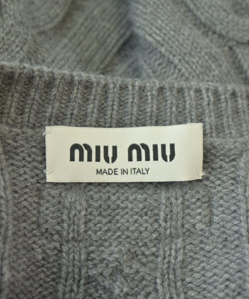Miu Miu（ミュウミュウ）ニット・セーター グレー サイズ:36(XS位) レディース/2200708265024
